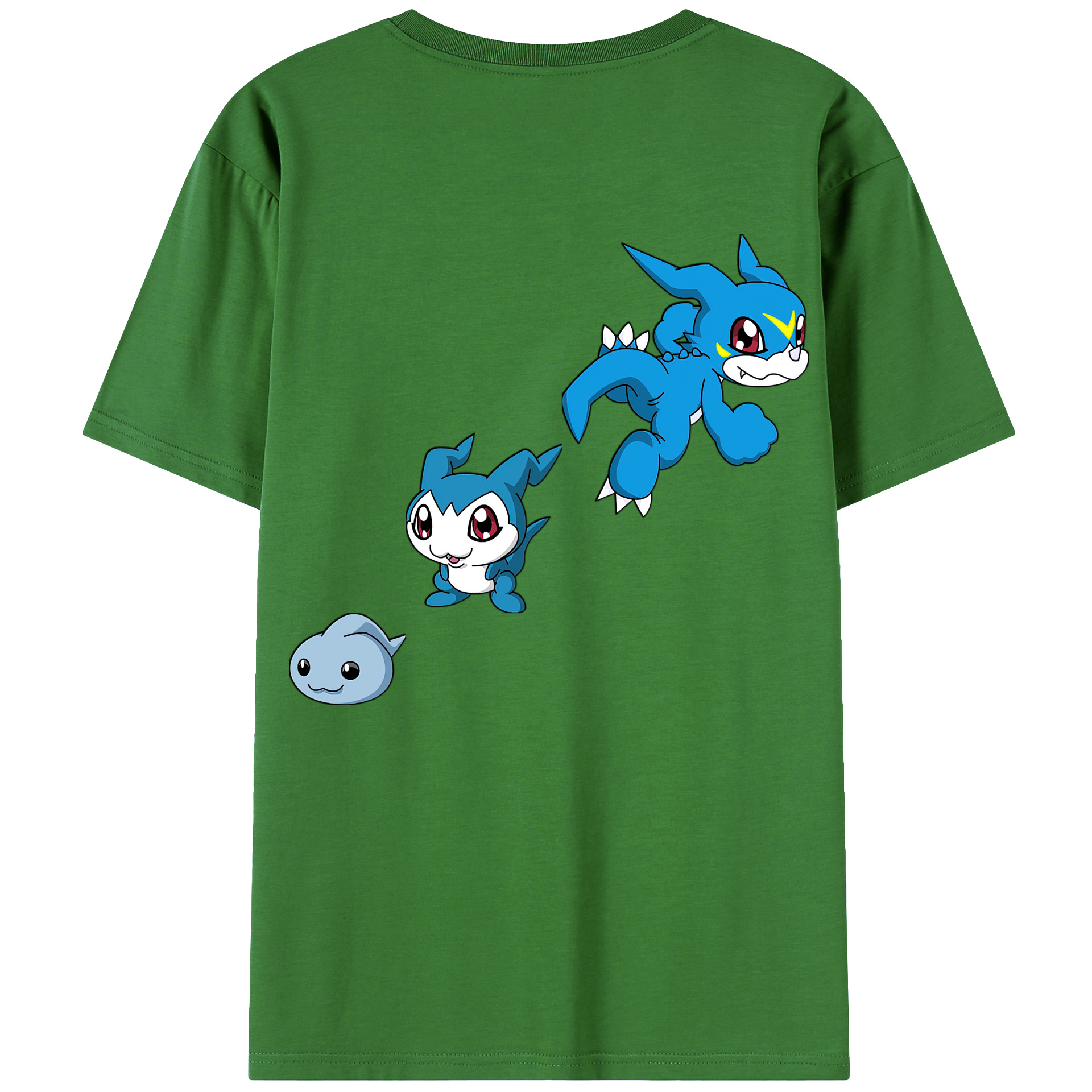 （画像用） Digimon デジタルモンスター/デジモン レディース半袖Tシャツ(バックプリント)